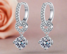 Load image into Gallery viewer, Genuine Moissanite Drop Earrings
