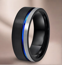 Load image into Gallery viewer, Two-tone Tungsten Ring
