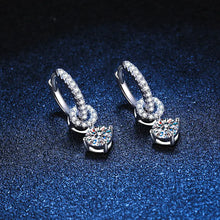 Load image into Gallery viewer, Genuine Moissanite Drop Earrings
