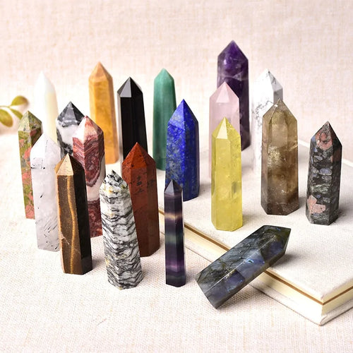 30 Natural Crystal Stone Towers