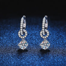 Load image into Gallery viewer, Genuine Moissanite Drop Earrings
