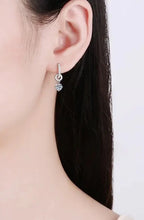 Load image into Gallery viewer, Genuine Moissanite Drop Earrings
