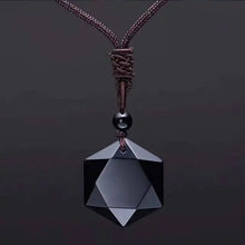 Load image into Gallery viewer, Black Obsidian Point Necklace
