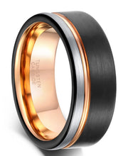 Load image into Gallery viewer, Three-color Tungsten Ring
