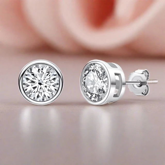 Moissanite Stud Earrings 