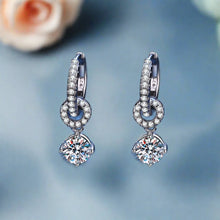 Load image into Gallery viewer, Genuine Moissanite Drop Earrings
