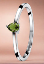 Load image into Gallery viewer, moldavite ring
