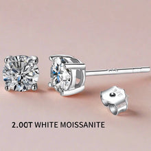 Load image into Gallery viewer, Moissanite Stud Earrings
