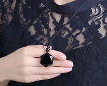 Load image into Gallery viewer, Obsidian energy necklace 
