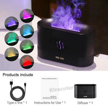 Load image into Gallery viewer, Flame Mist Aroma Diffuser
