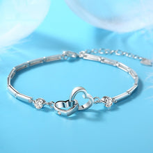 Load image into Gallery viewer, Double Heart Bracelet
