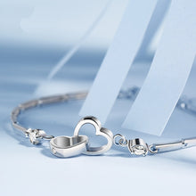 Load image into Gallery viewer, Double Heart Bracelet
