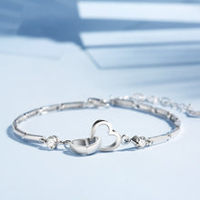 Load image into Gallery viewer, Double Heart Bracelet
