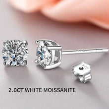 Load image into Gallery viewer, Moissanite Stud Earrings
